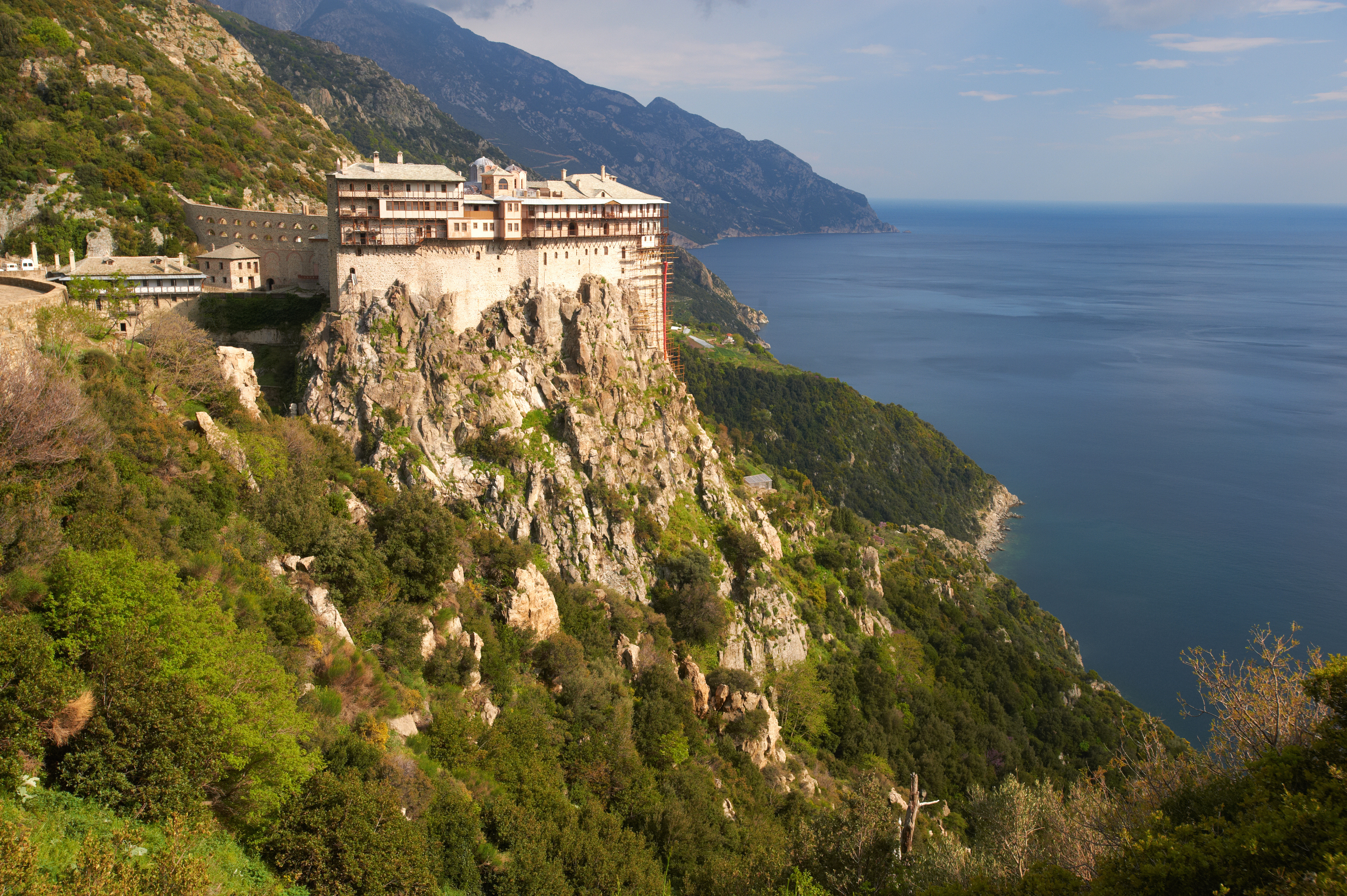 Simonos,Petras,Monastery,,Mount,Athos,,Greece