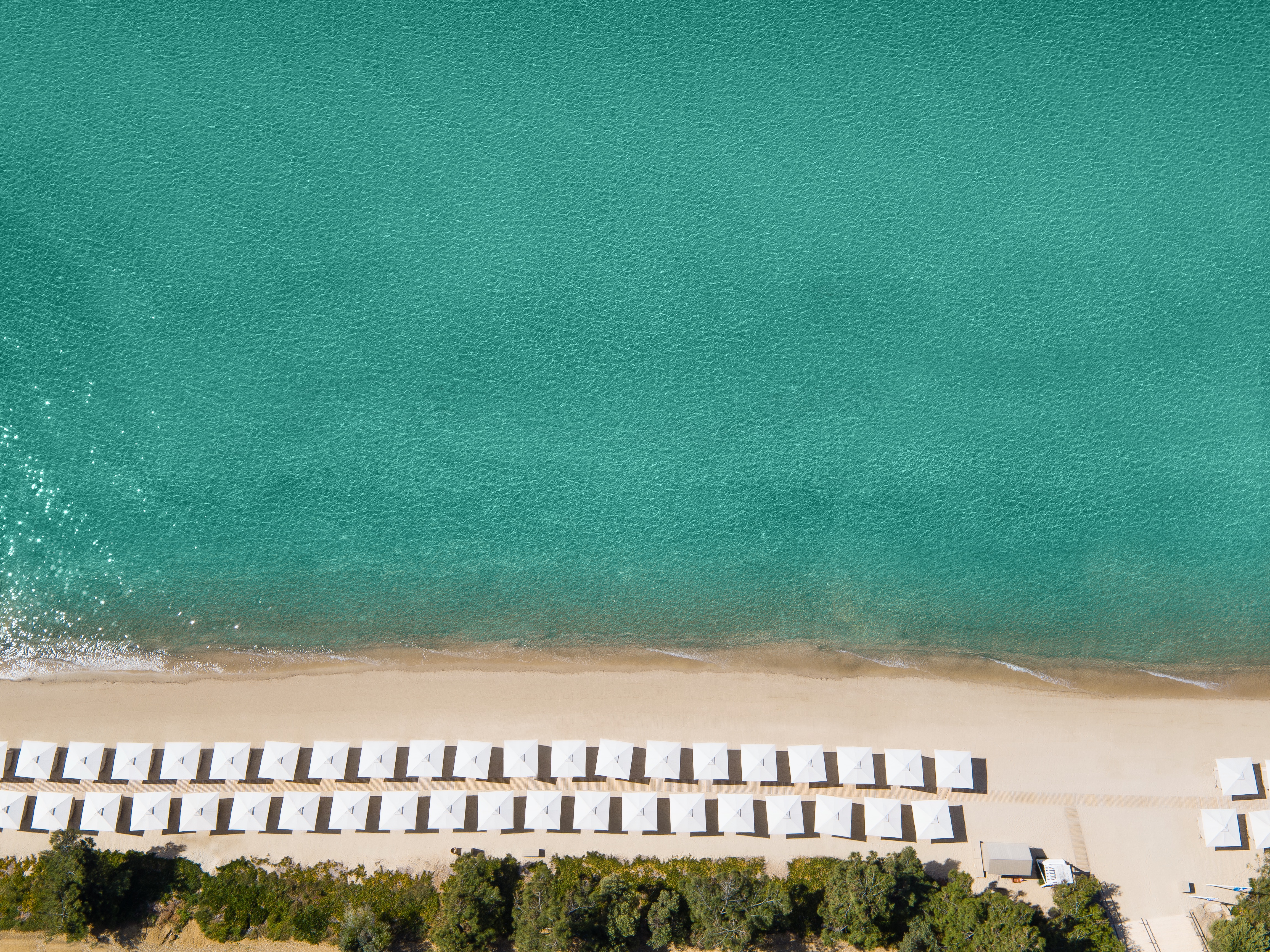 Ikos oceania beach aerial
